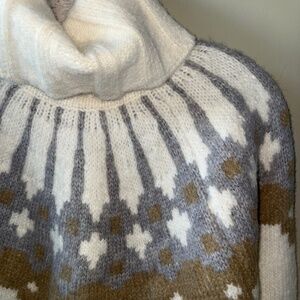 Classic Fair Isle Turtleneck Sweater